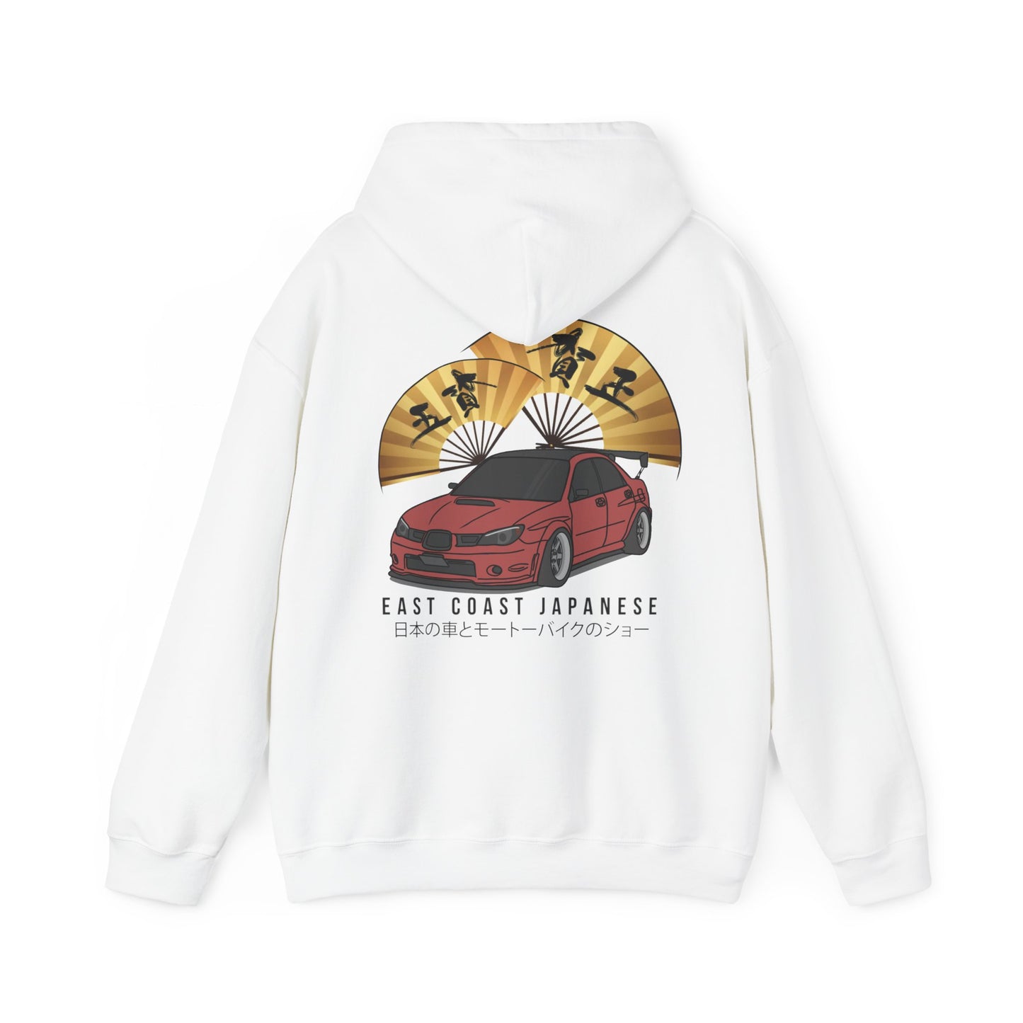 East Coast Japanese - Red Subaru Design - Hoody