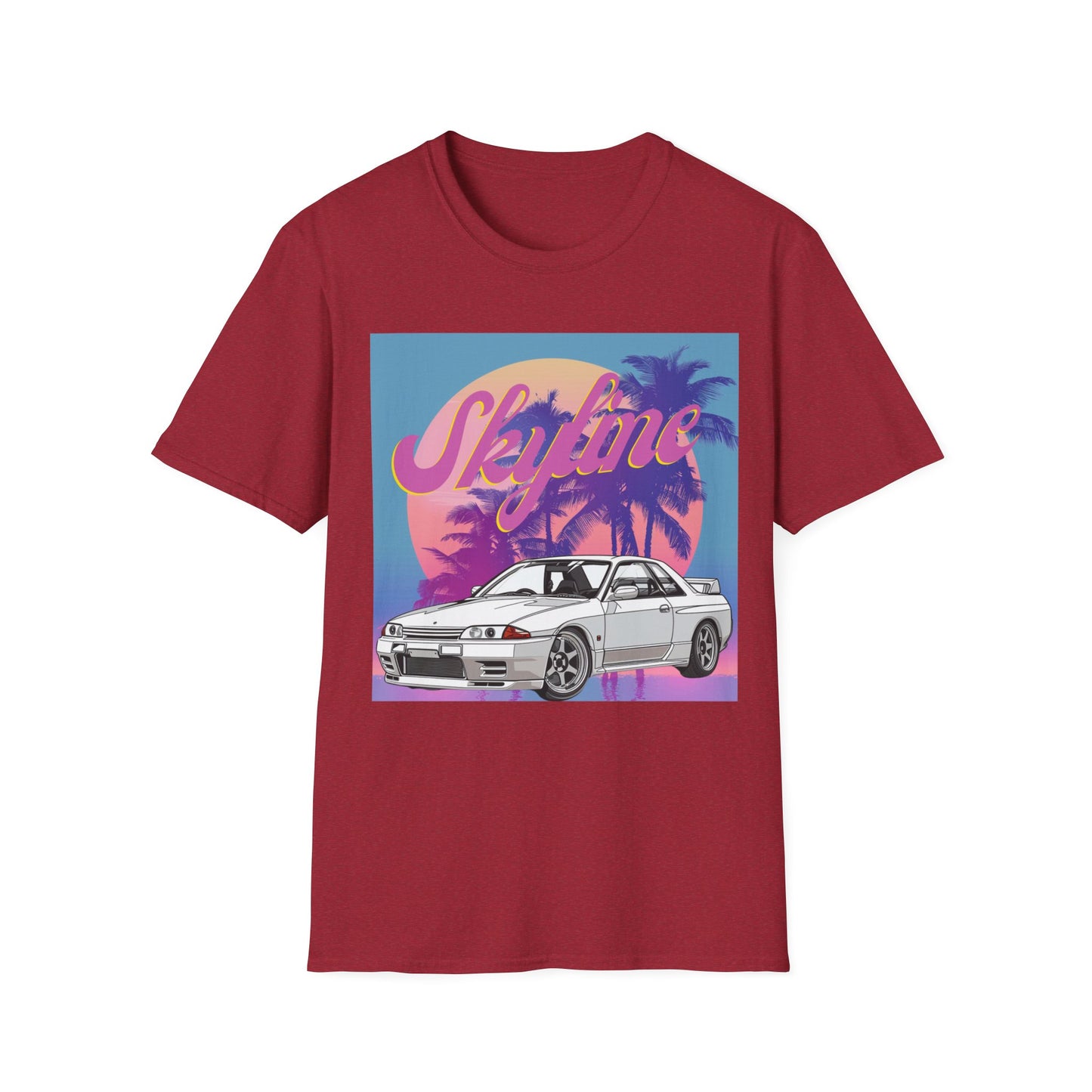 Vintage Style Skyline JDM Car T-Shirt - Gift Idea - Retro - Car Guy Car Girl