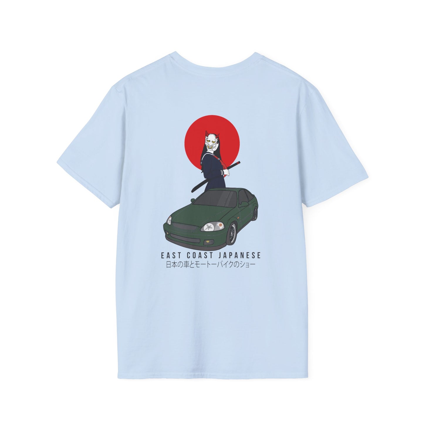 East Coast Japanese - Green Civic Coupe - T-Shirt