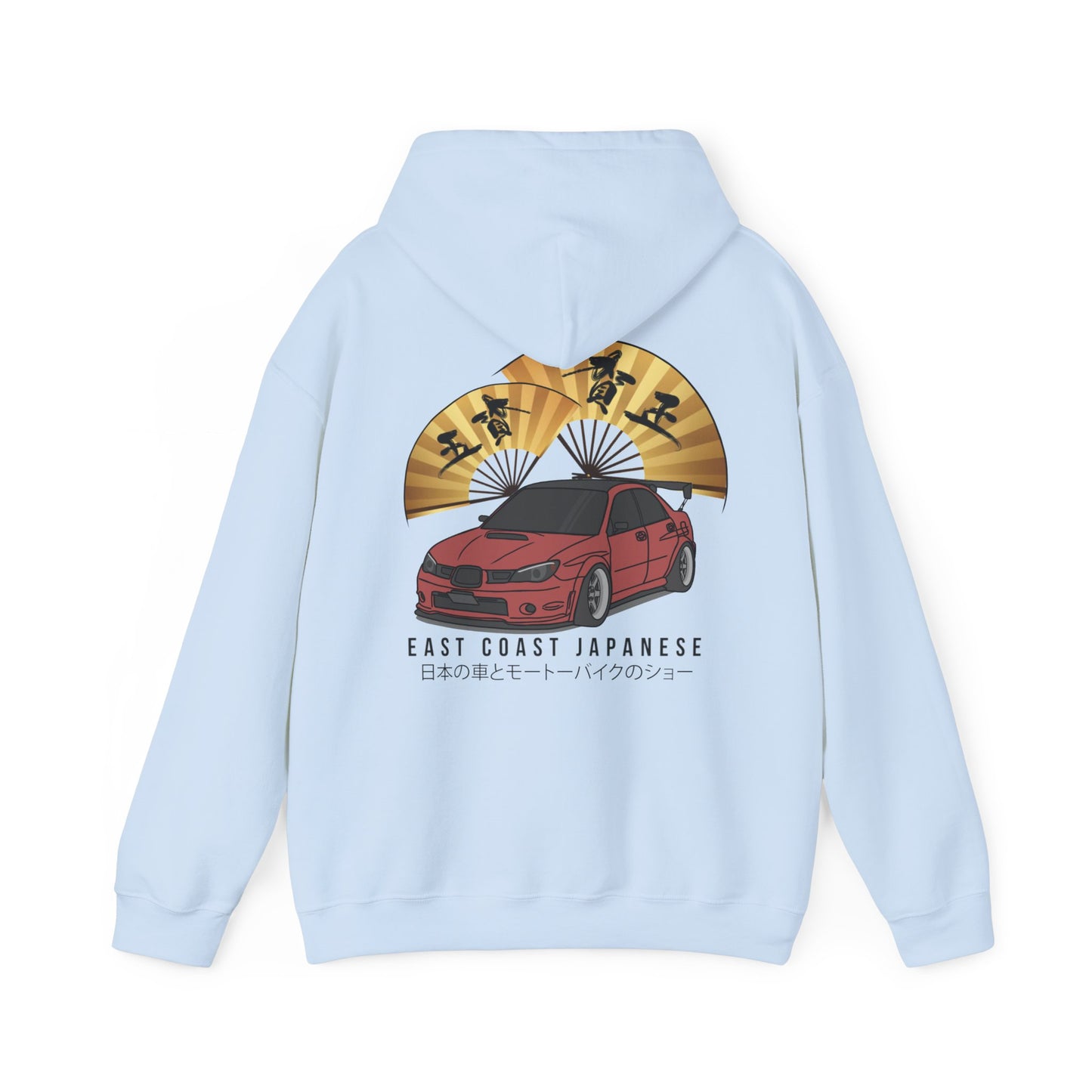 East Coast Japanese - Red Subaru Design - Hoody