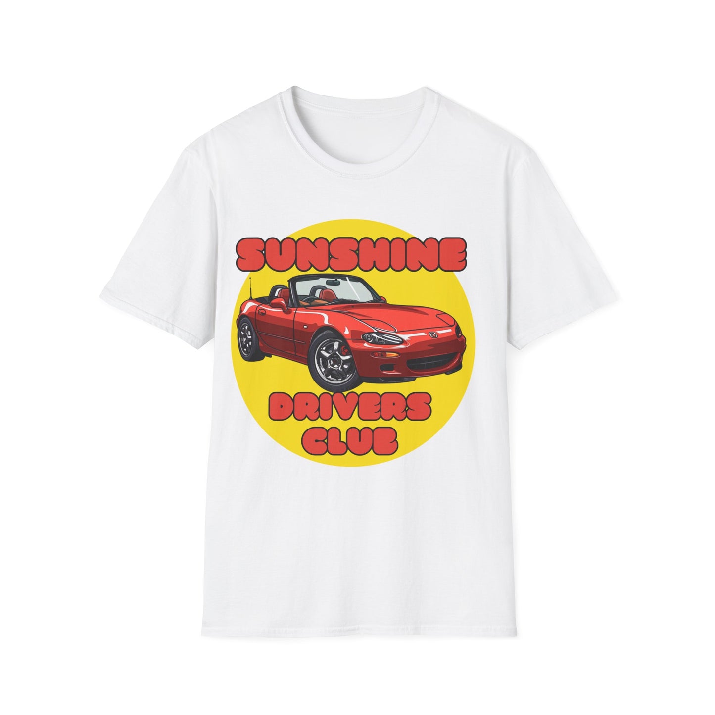 Sunshine Drivers Club Mazda MX-5 Miata - JDM T-Shirt - Gift Idea - Car T-Shirt Car Guy Car Girl