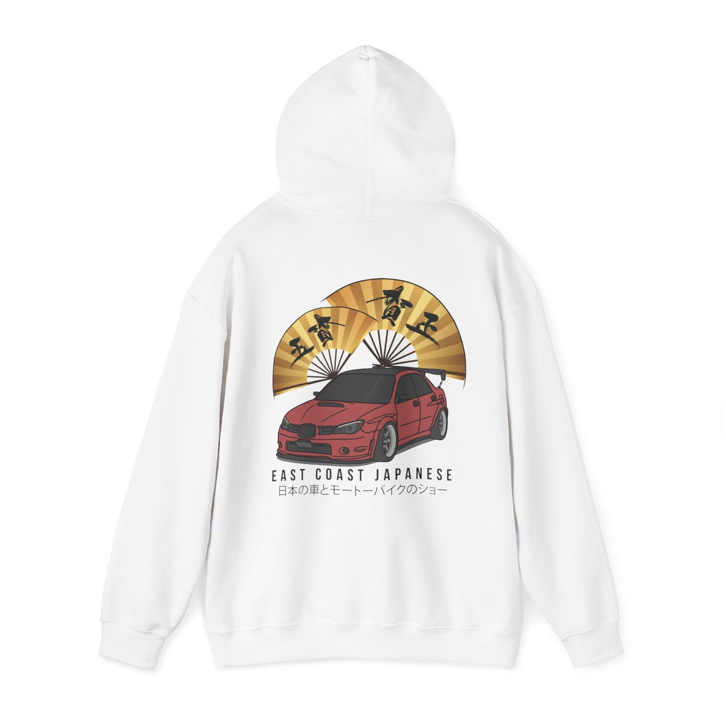 East Coast Japanese - Red Subaru Design - Hoody
