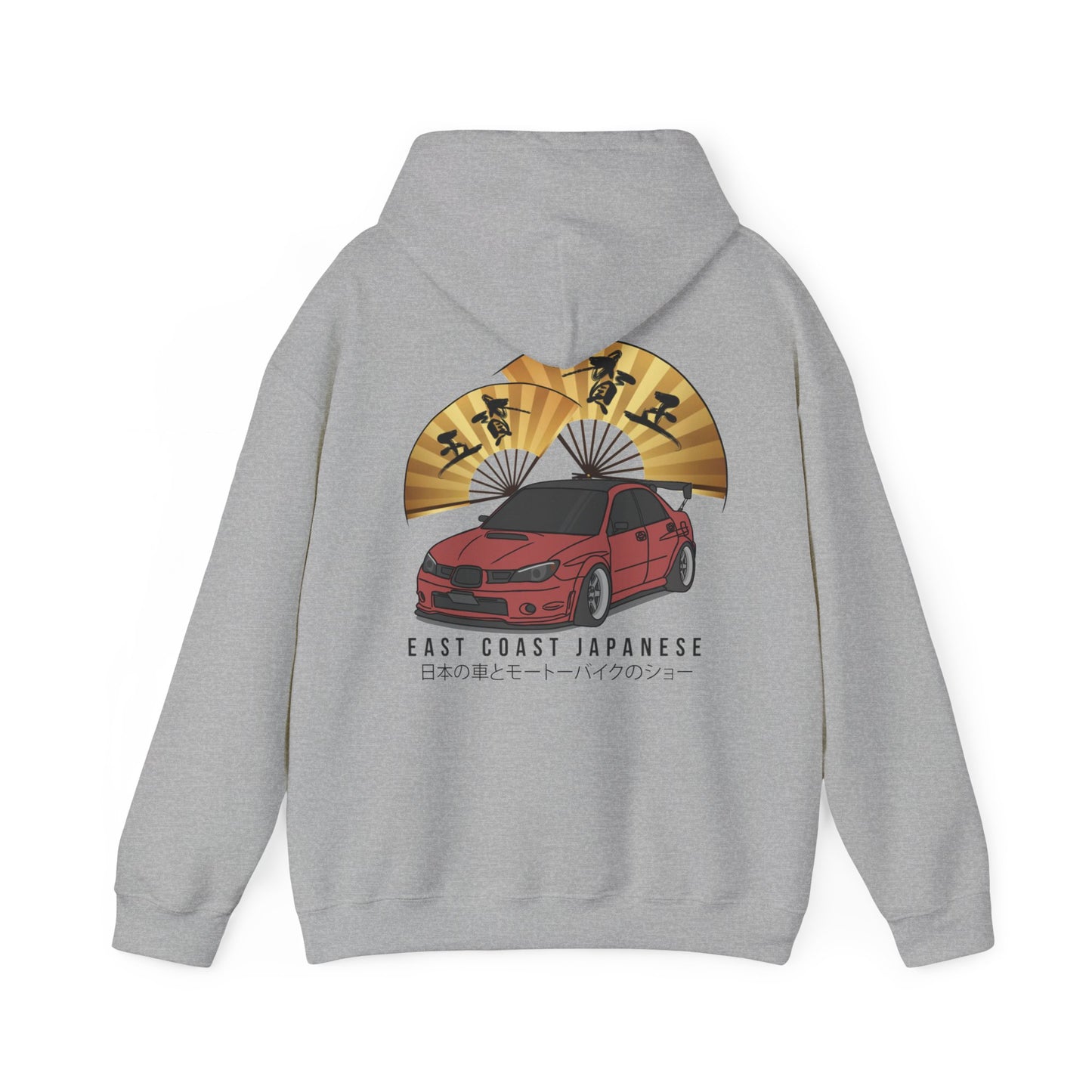 East Coast Japanese - Red Subaru Design - Hoody