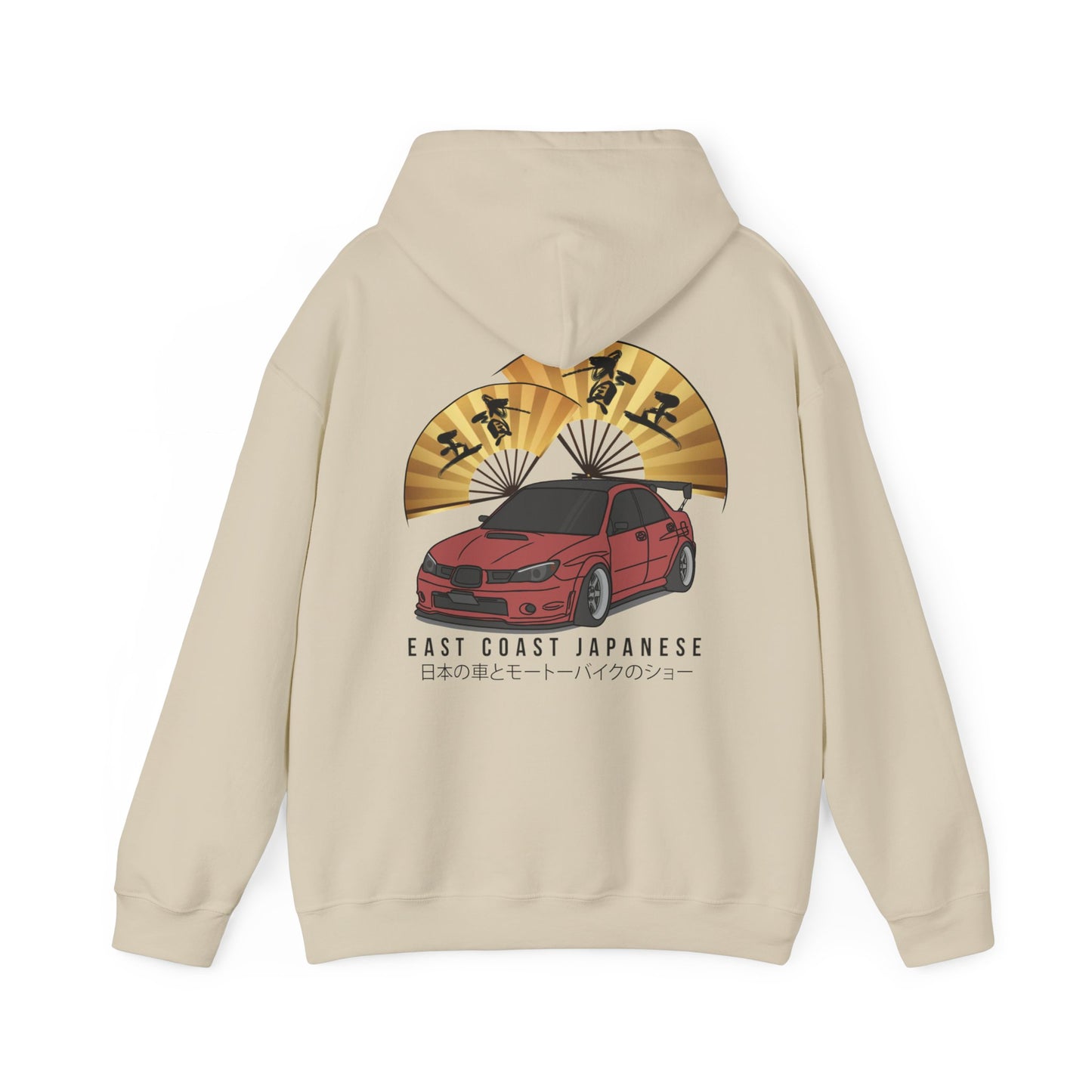 East Coast Japanese - Red Subaru Design - Hoody