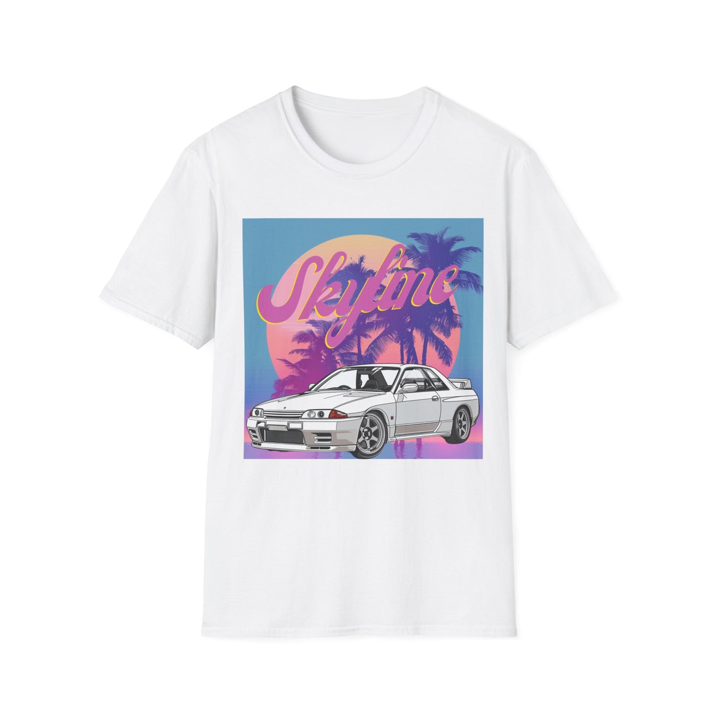 Vintage Style Skyline JDM Car T-Shirt - Gift Idea - Retro - Car Guy Car Girl