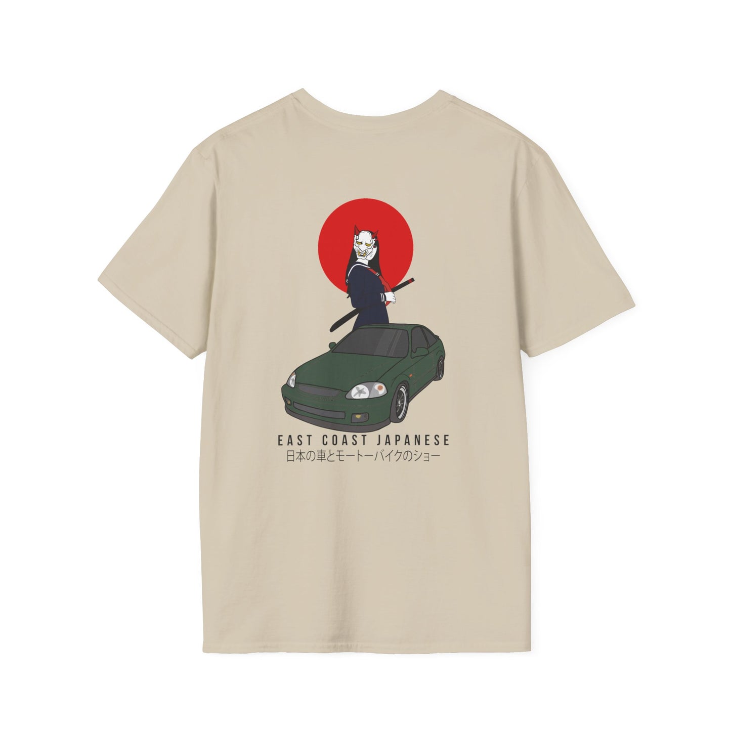 East Coast Japanese - Green Civic Coupe - T-Shirt