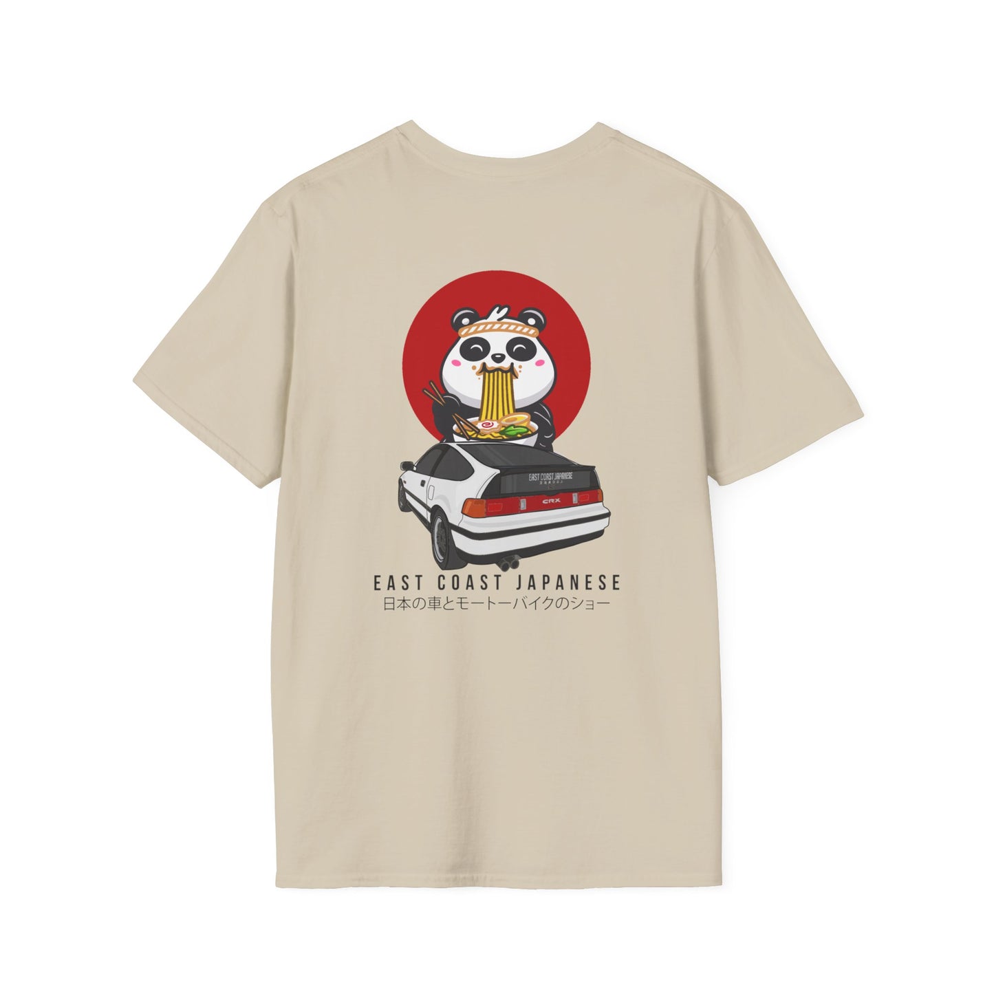 East Coast Japanese - White CRX Rear Design - T-Shirt