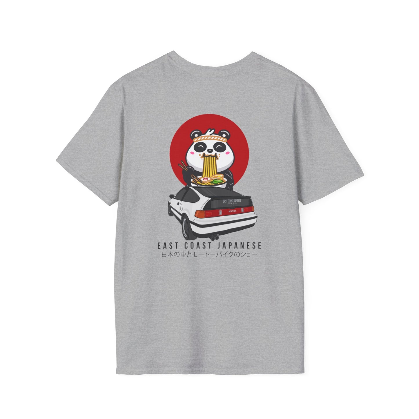 East Coast Japanese - White CRX Rear Design - T-Shirt
