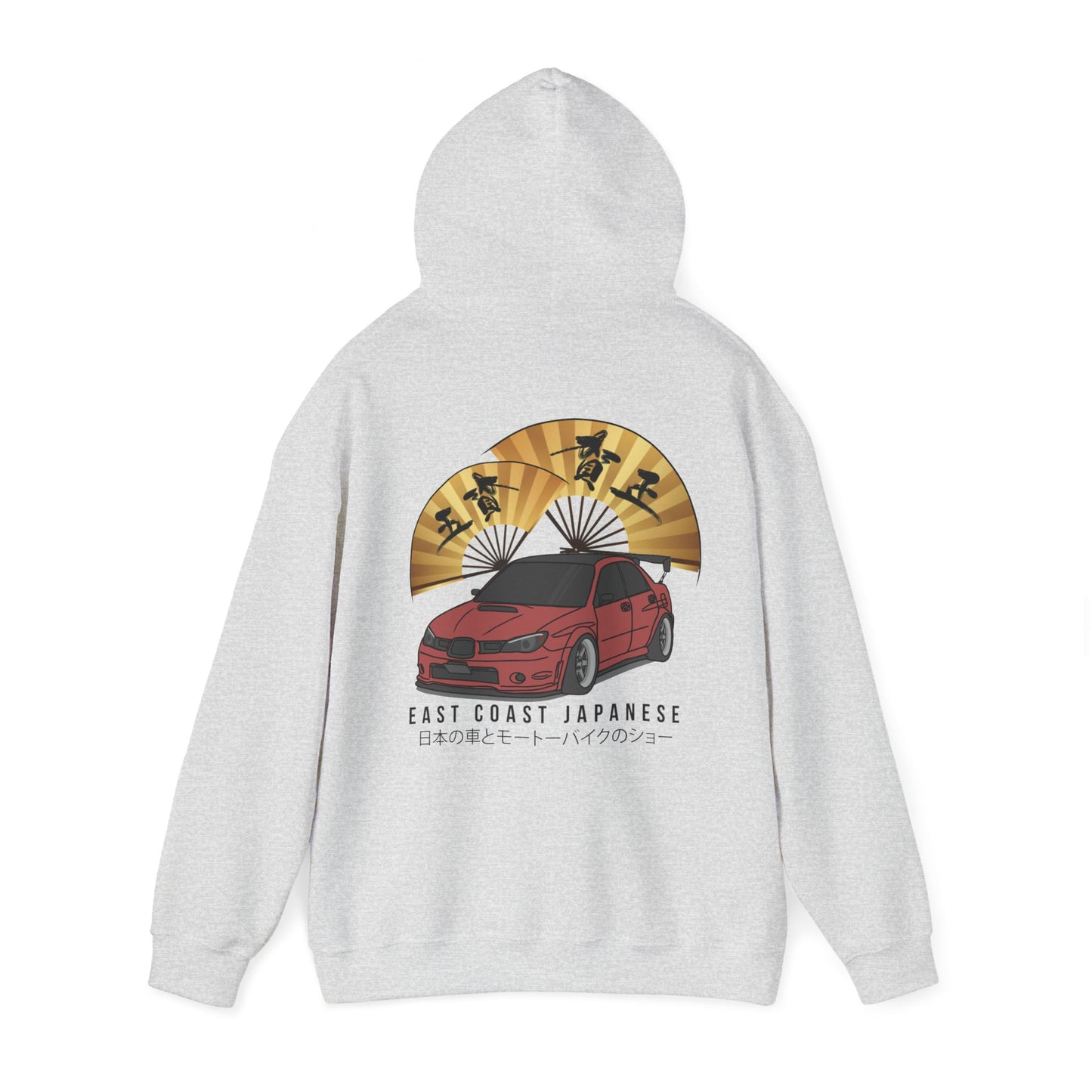 East Coast Japanese - Red Subaru Design - Hoody
