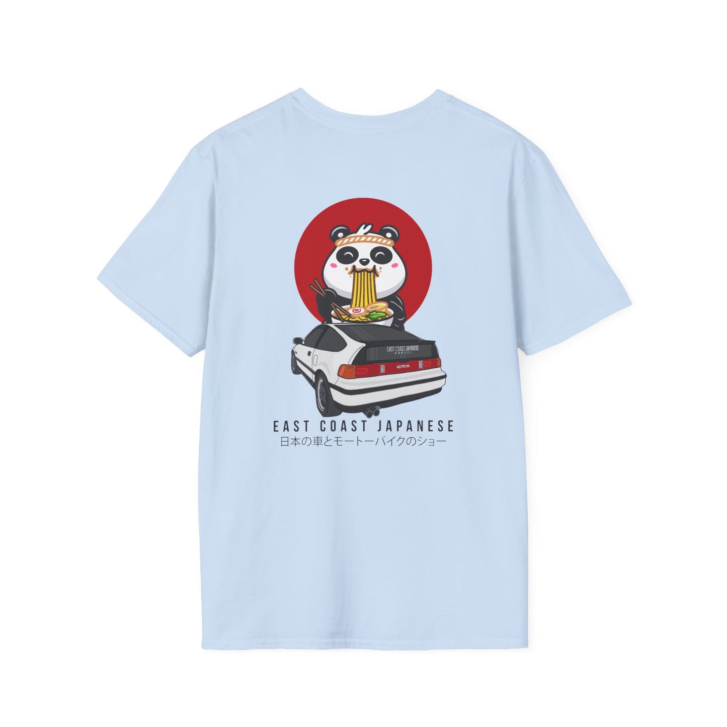 East Coast Japanese - White CRX Rear Design - T-Shirt