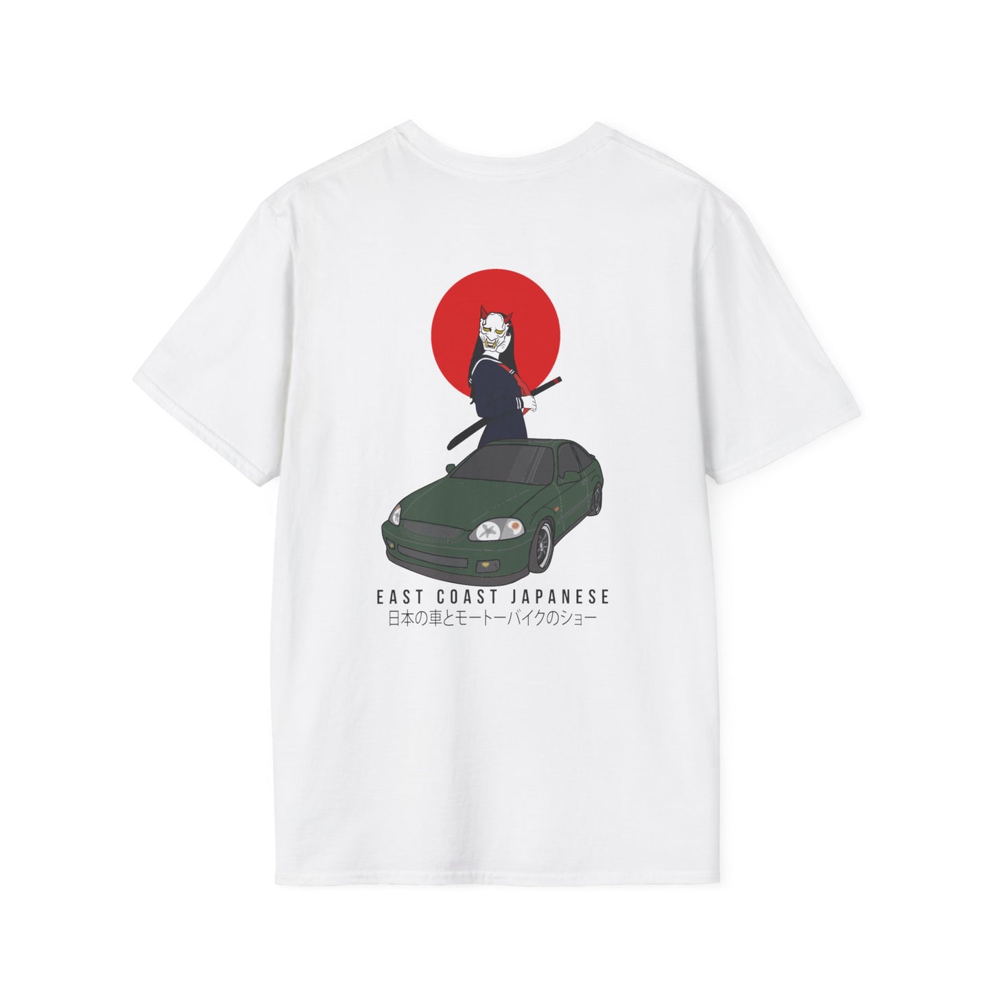 East Coast Japanese - Green Civic Coupe - T-Shirt