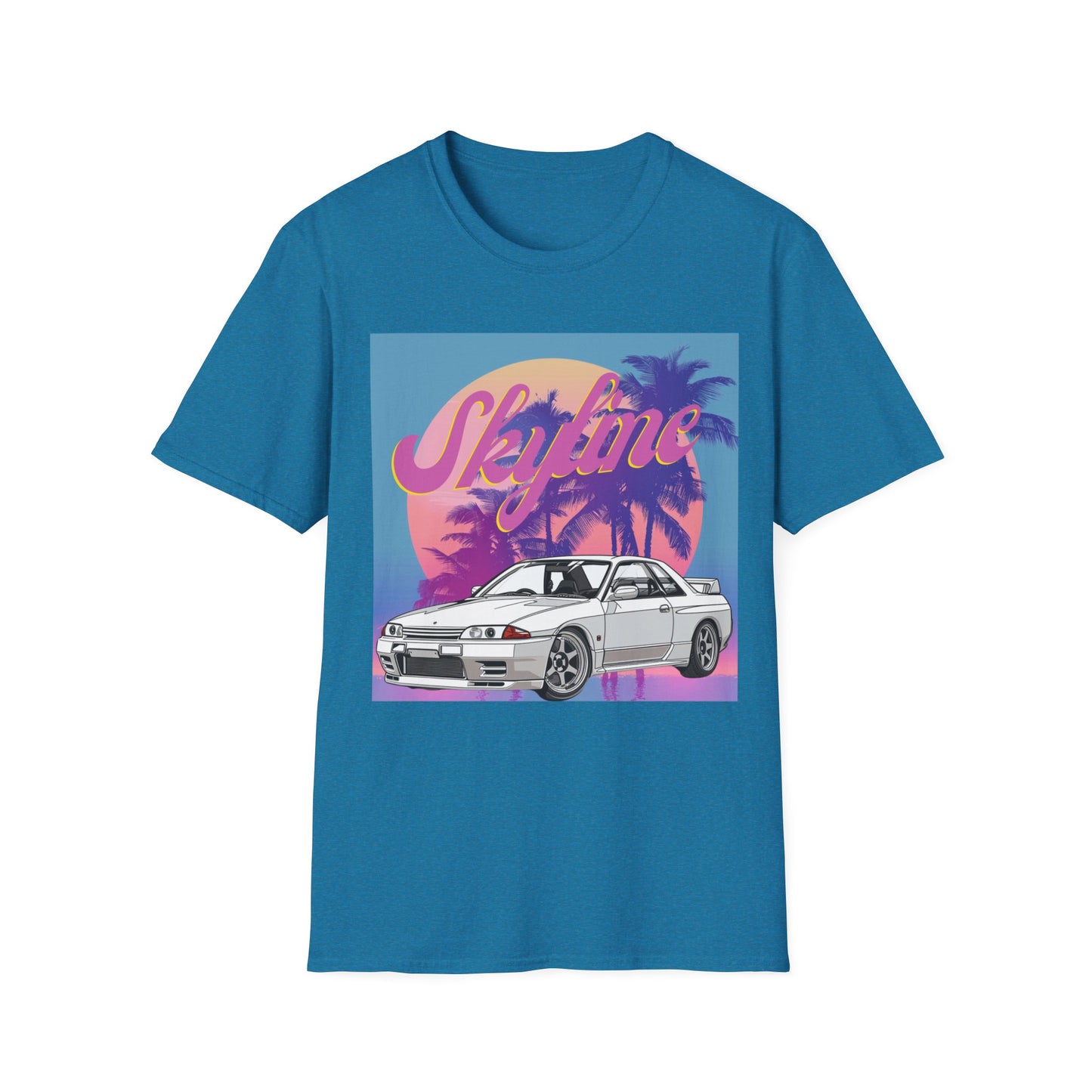 Vintage Style Skyline JDM Car T-Shirt - Gift Idea - Retro - Car Guy Car Girl