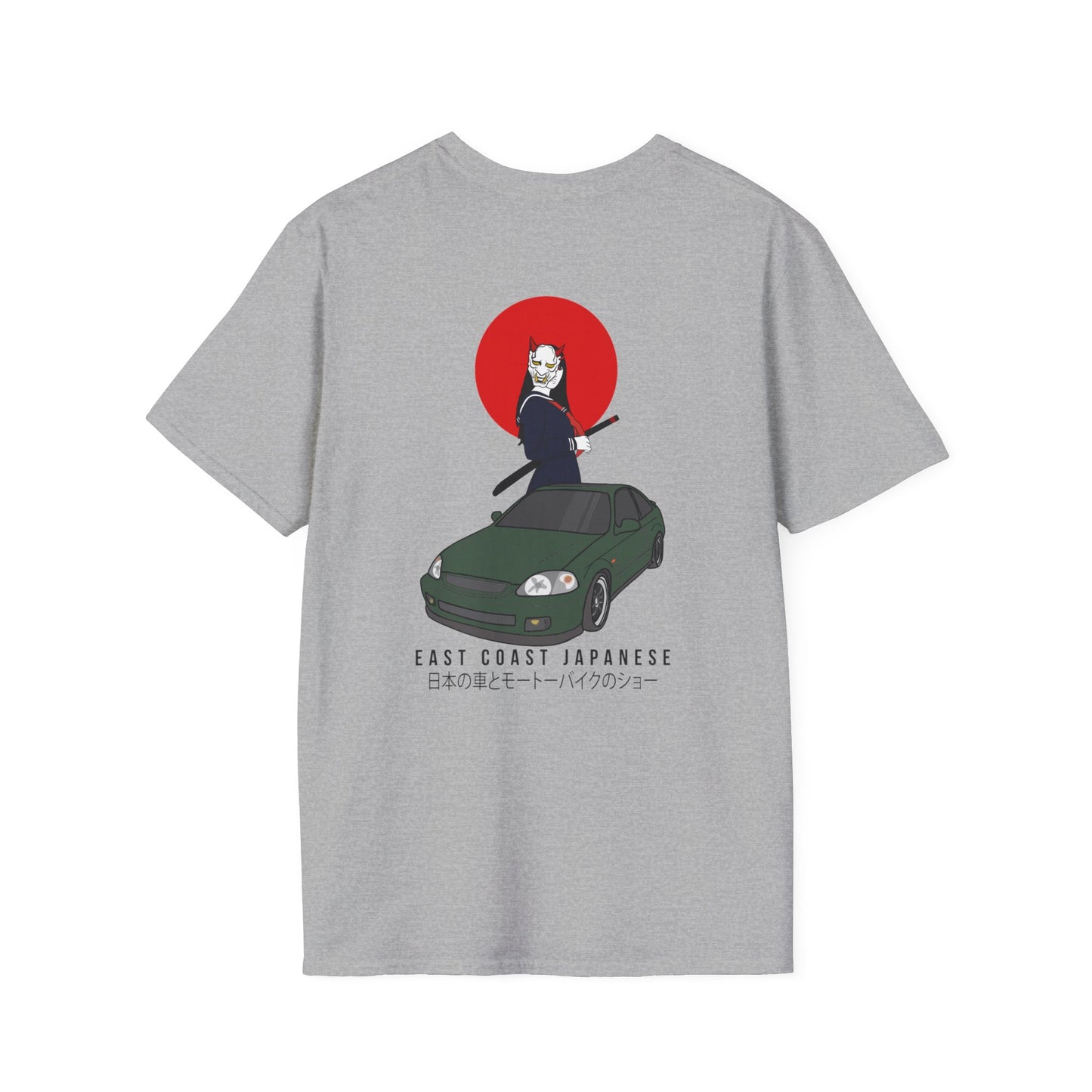 East Coast Japanese - Green Civic Coupe - T-Shirt