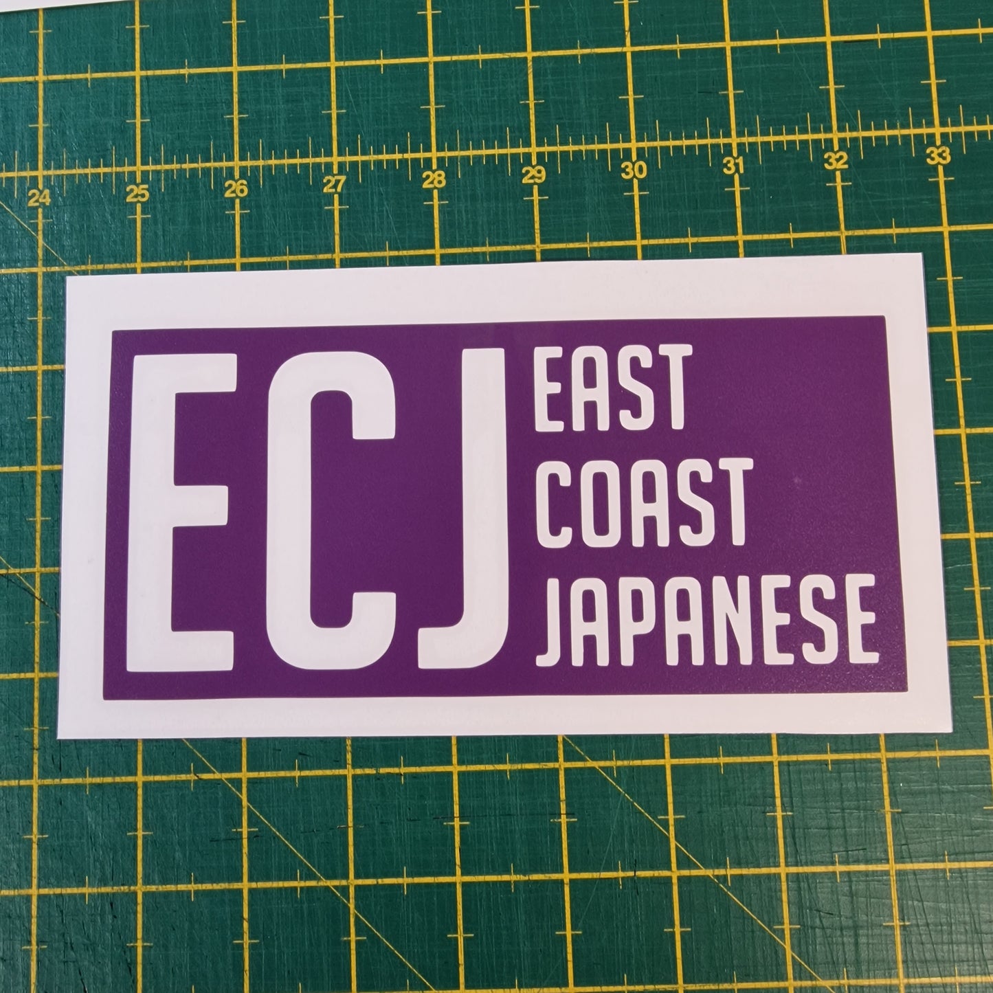 ECJ - Bold Decal - 190mm x 90mm