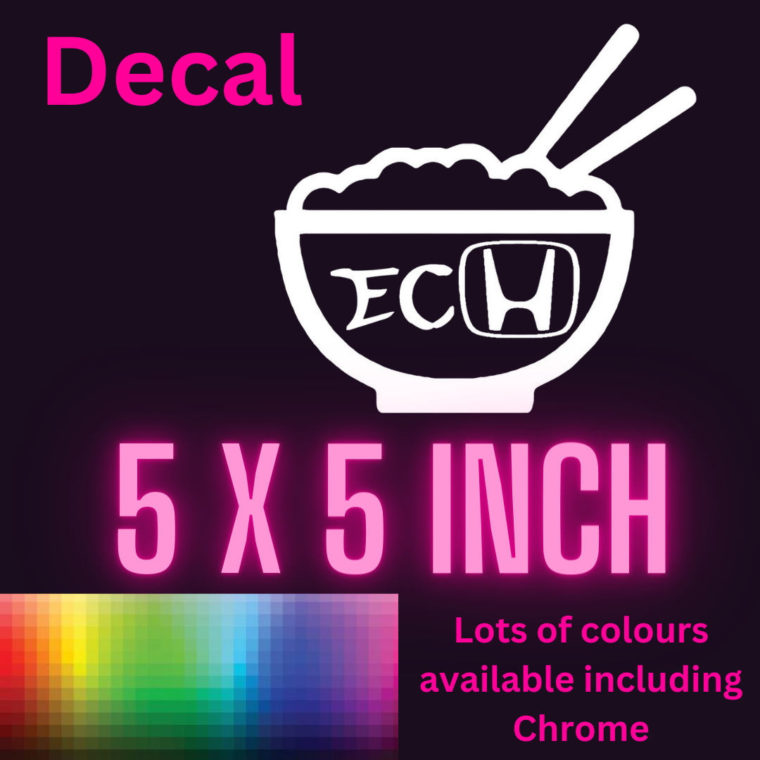 East Coast Honda's - Small Logo Decal