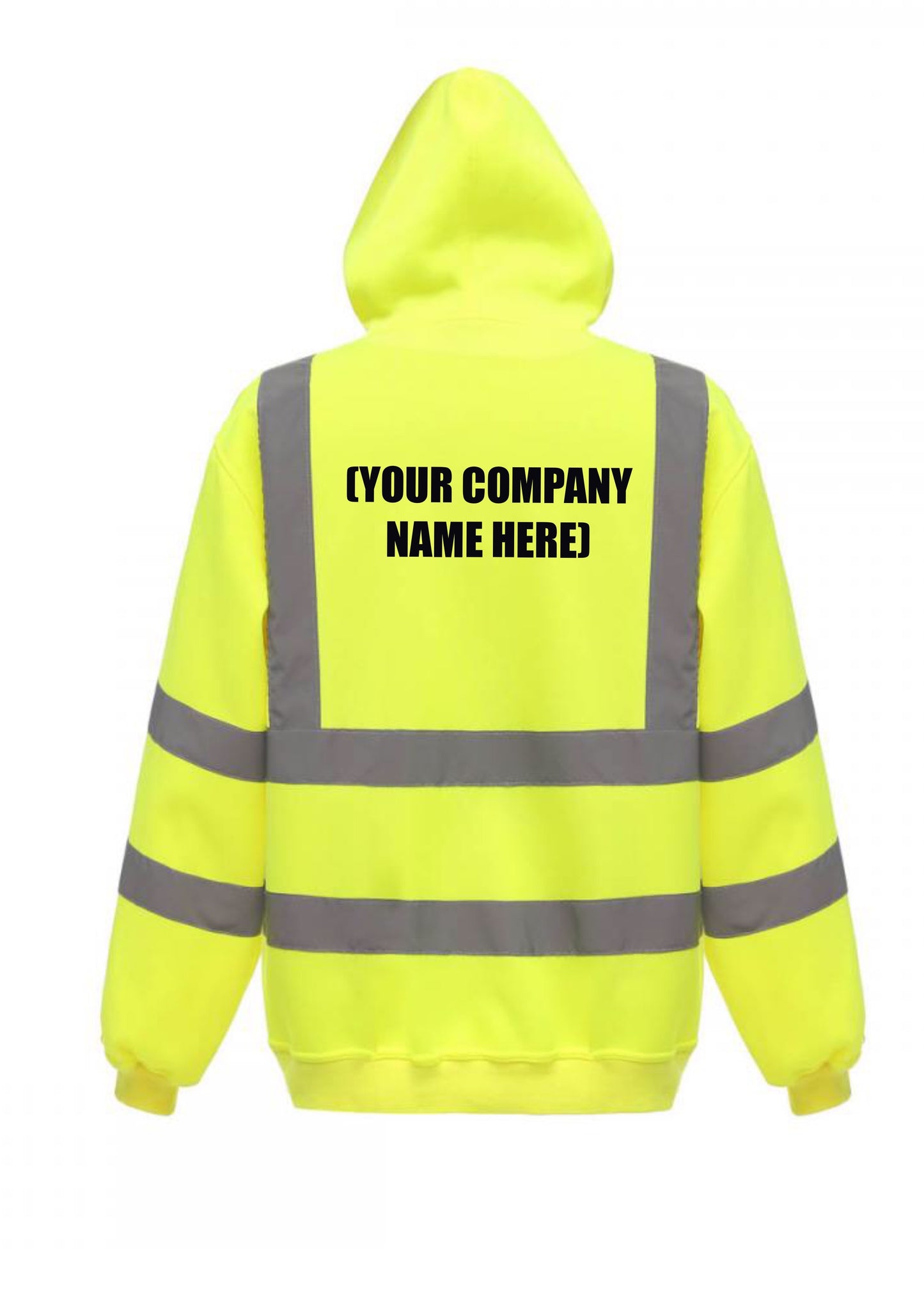 Hi-Vis Hoodie - Your Logo Here