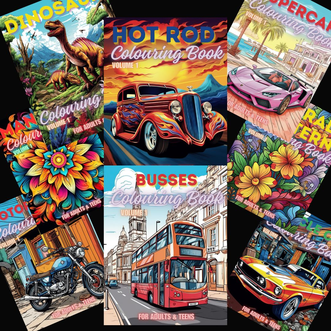 Tractor Colouring Books for Adults & Teens
