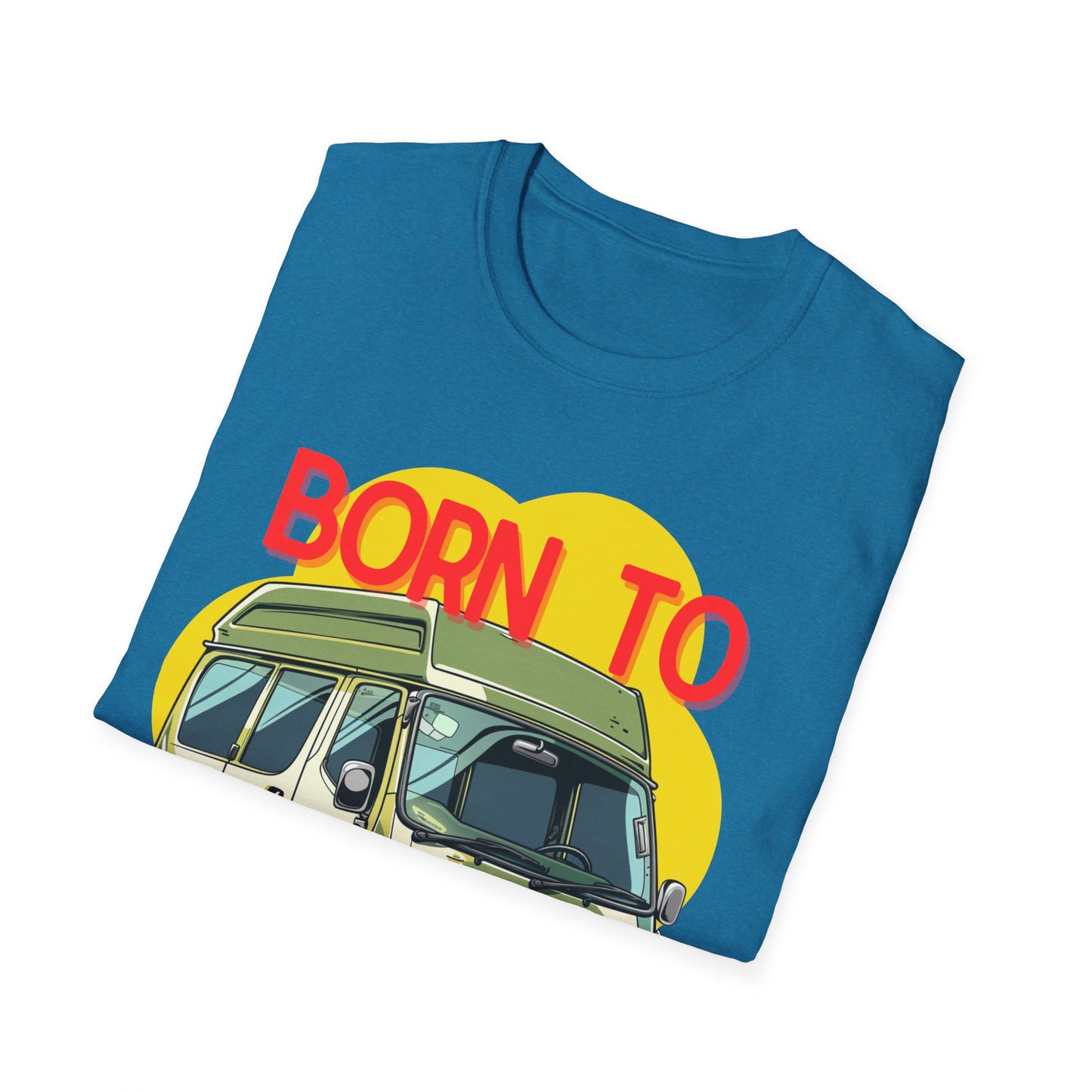 Born to Roam T-Shirt - Explorer Adventure - Campervan T-Shirt - Gift Idea