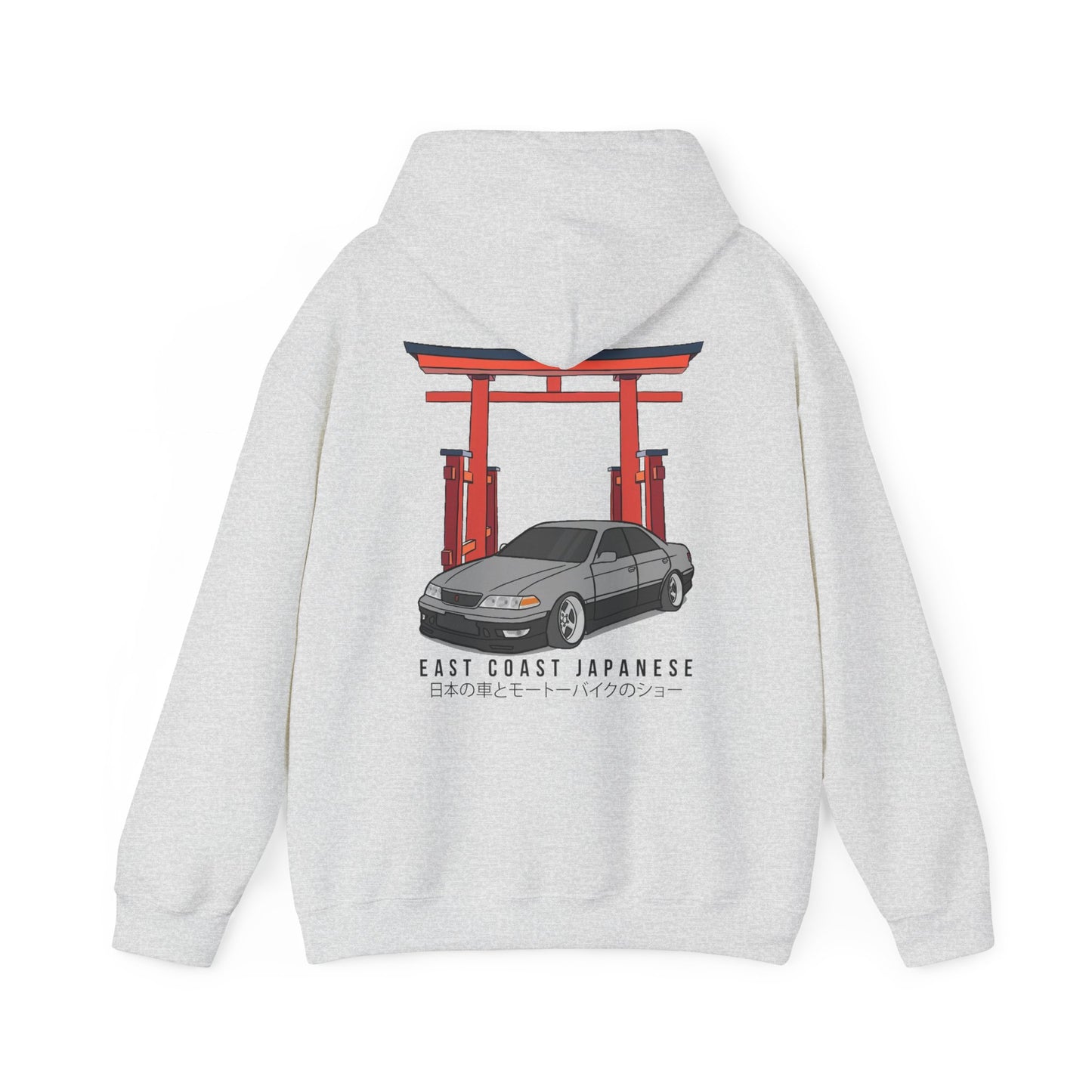 East Coast Japanese - Grey Saloon Design - Hoody