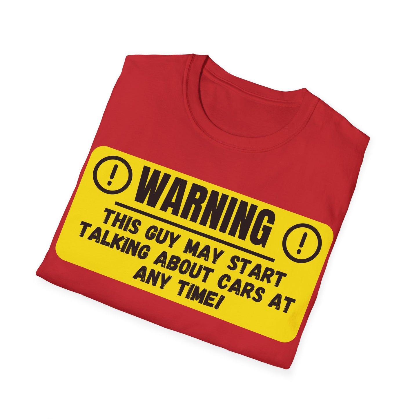 Warning This Guy May Start Talking About Cars - Funny T-Shirt - Gift Idea - Car Guy T-Shirt - Lots of Colours and Sizes Available