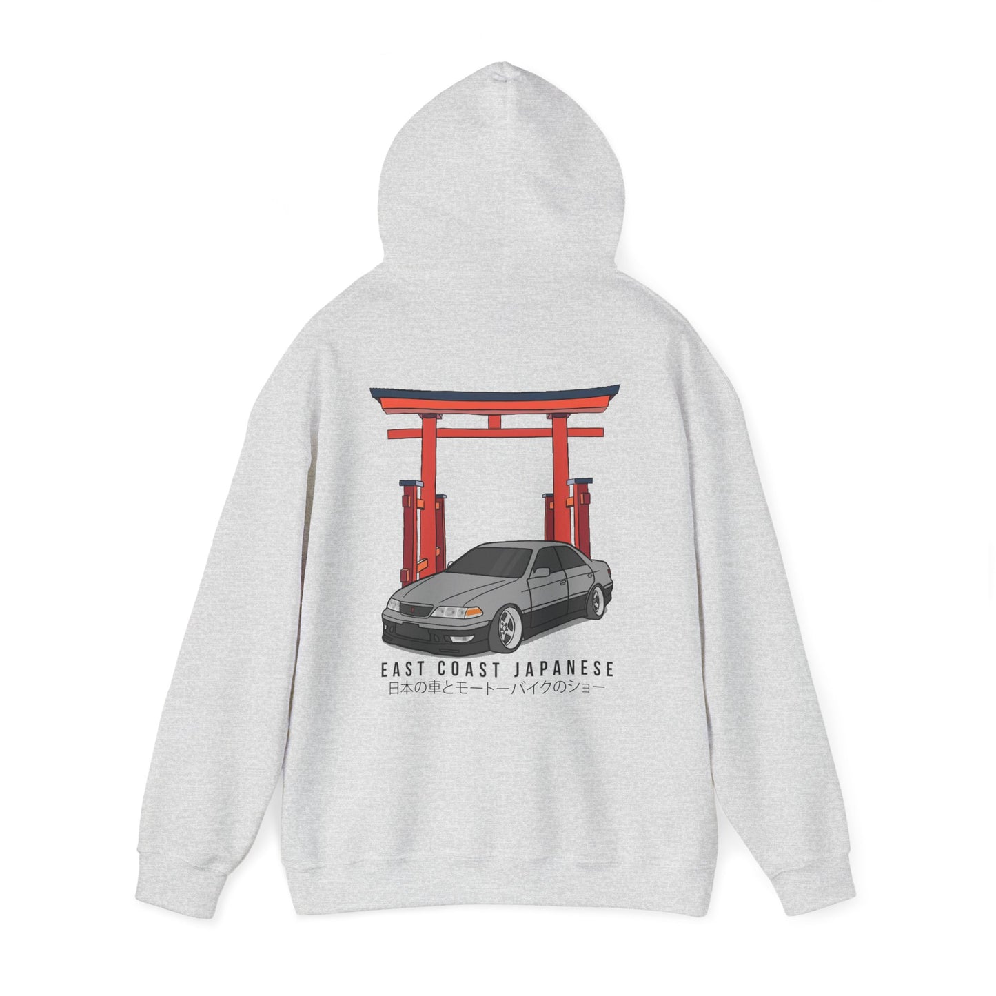 East Coast Japanese - Grey Saloon Design - Hoody