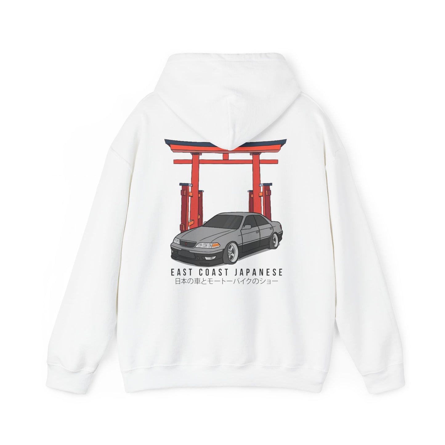 East Coast Japanese - Grey Saloon Design - Hoody