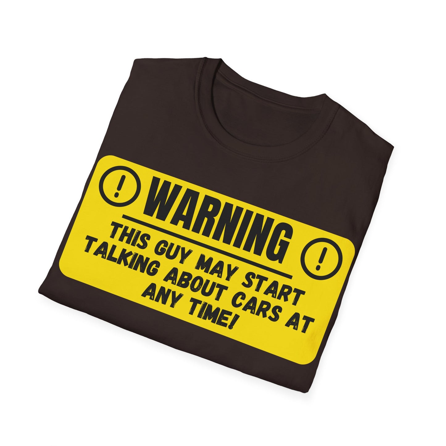 Warning This Guy May Start Talking About Cars - Funny T-Shirt - Gift Idea - Car Guy T-Shirt - Lots of Colours and Sizes Available