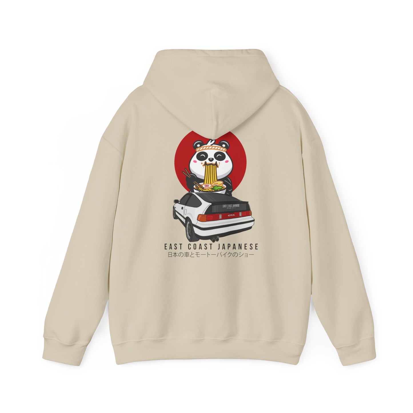 East Coast Japanese - CRX Rear Design - Hoody