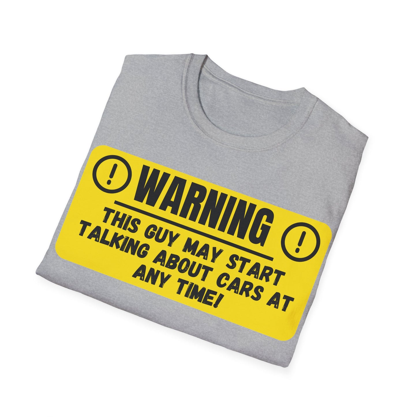 Warning This Guy May Start Talking About Cars - Funny T-Shirt - Gift Idea - Car Guy T-Shirt - Lots of Colours and Sizes Available