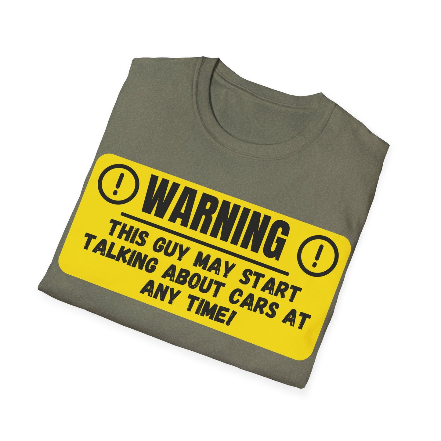 Warning This Guy May Start Talking About Cars - Funny T-Shirt - Gift Idea - Car Guy T-Shirt - Lots of Colours and Sizes Available