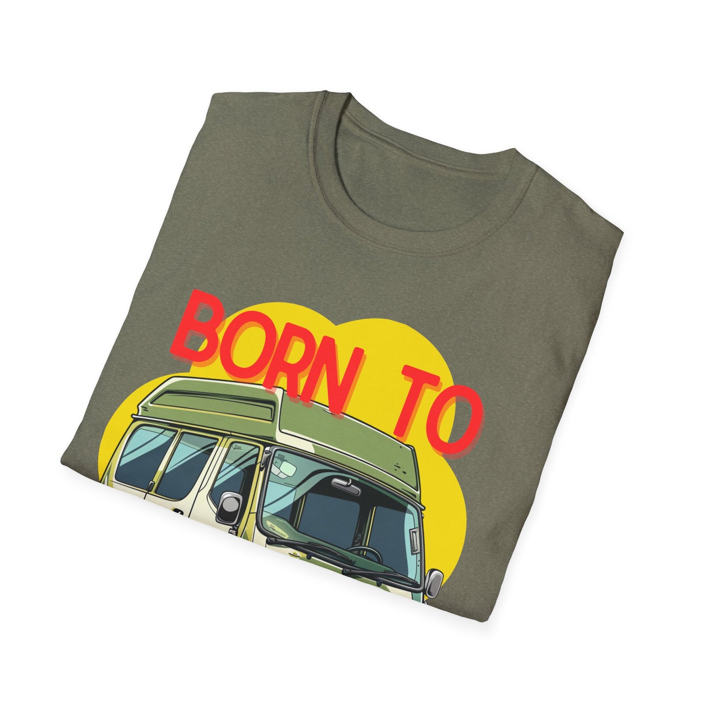 Born to Roam T-Shirt - Explorer Adventure - Campervan T-Shirt - Gift Idea