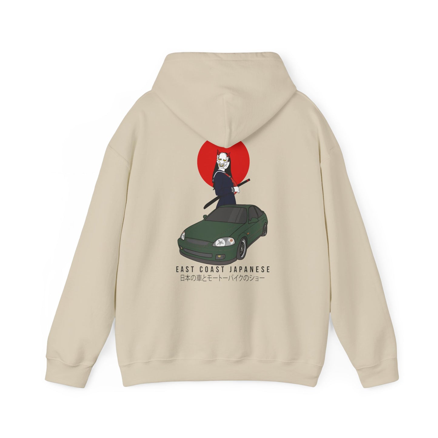 East Coast Japanese - Civic Coupe Design - Hoody