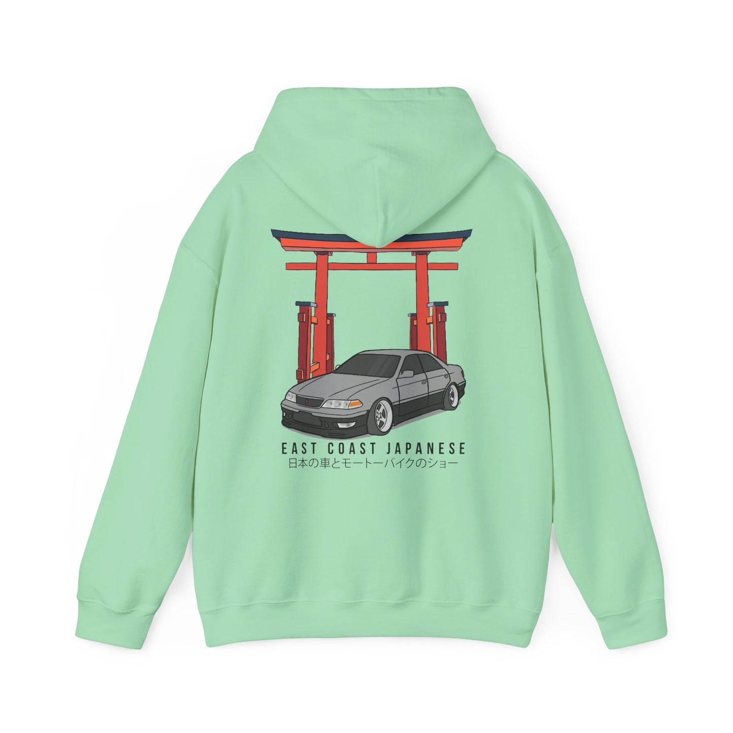 East Coast Japanese - Grey Saloon Design - Hoody