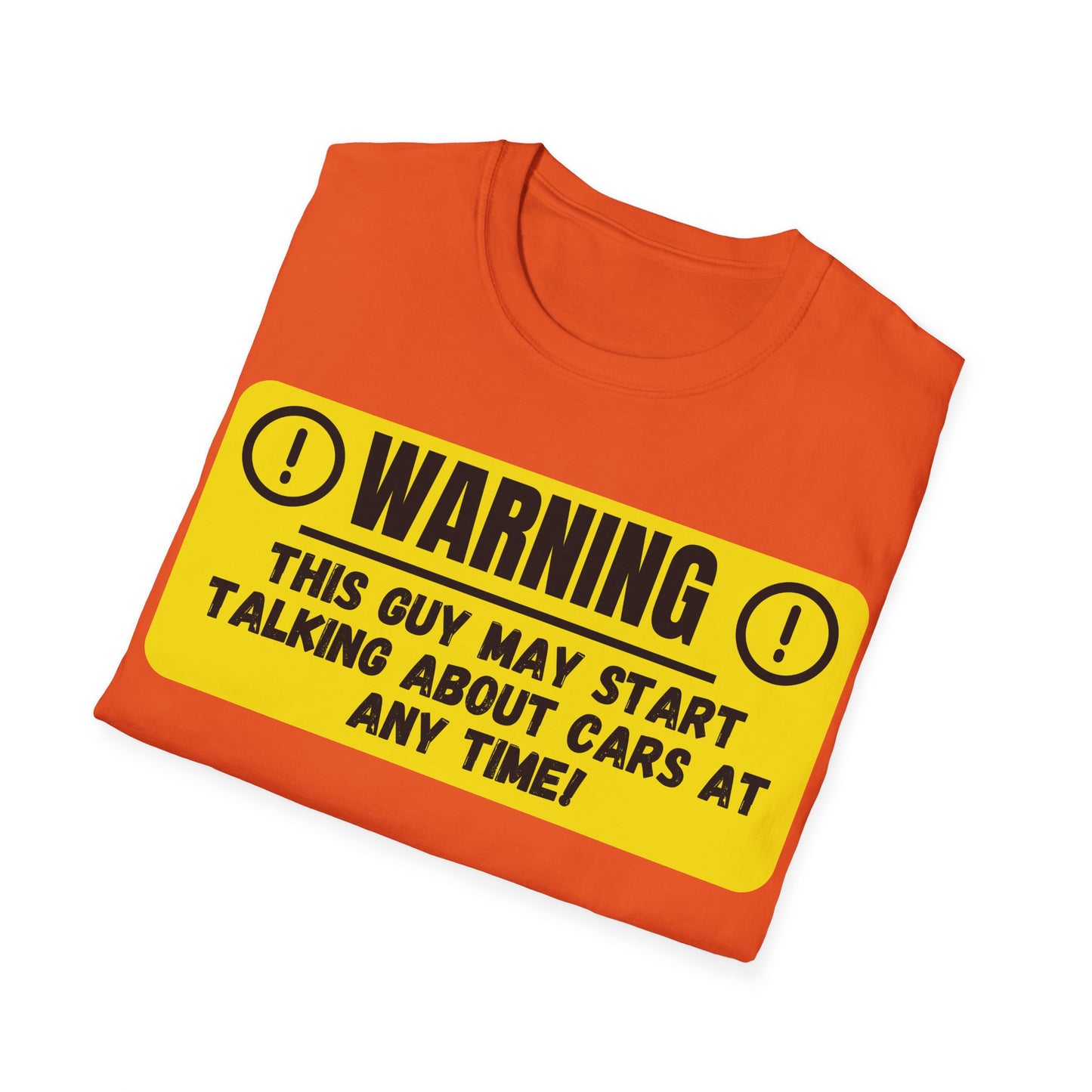 Warning This Guy May Start Talking About Cars - Funny T-Shirt - Gift Idea - Car Guy T-Shirt - Lots of Colours and Sizes Available