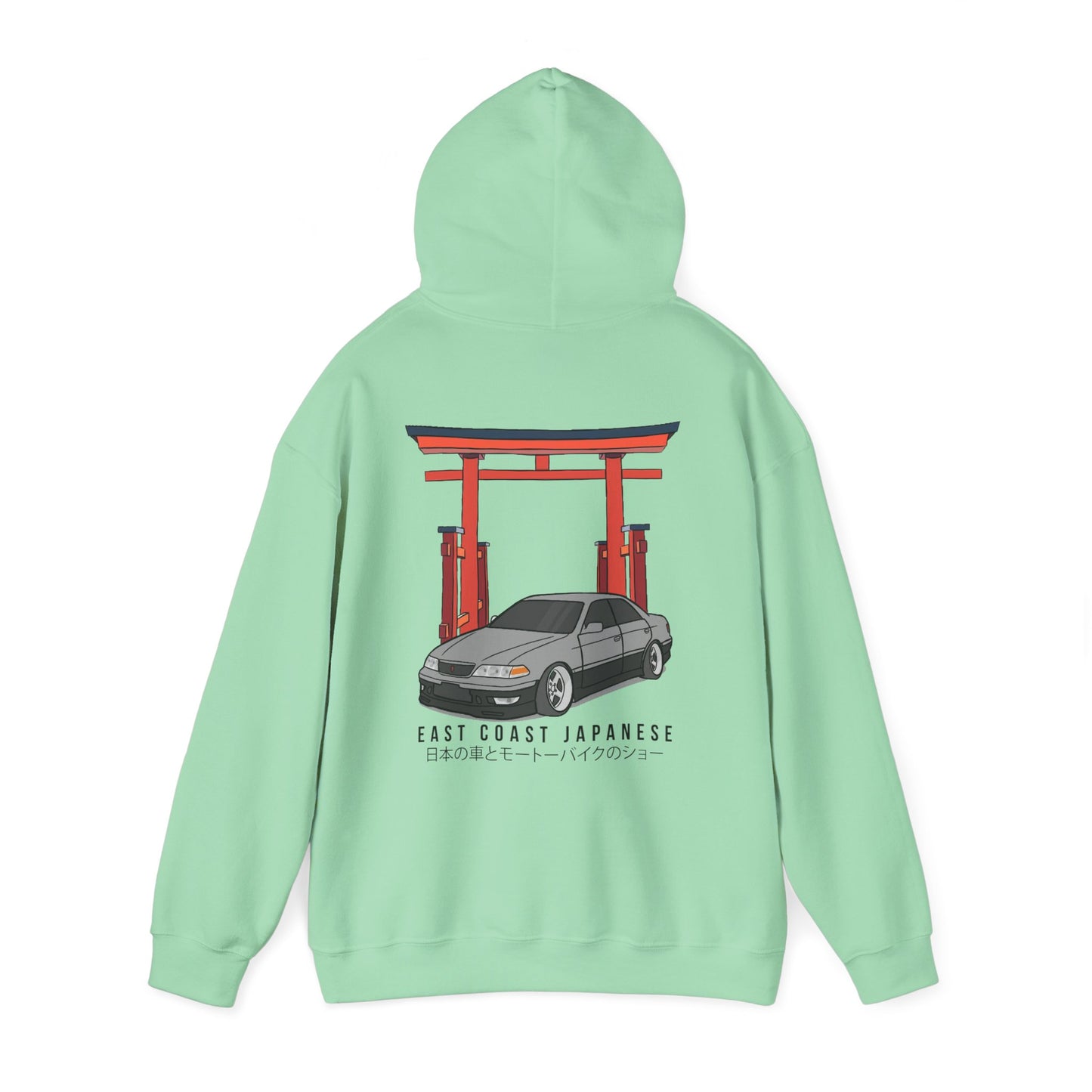 East Coast Japanese - Grey Saloon Design - Hoody