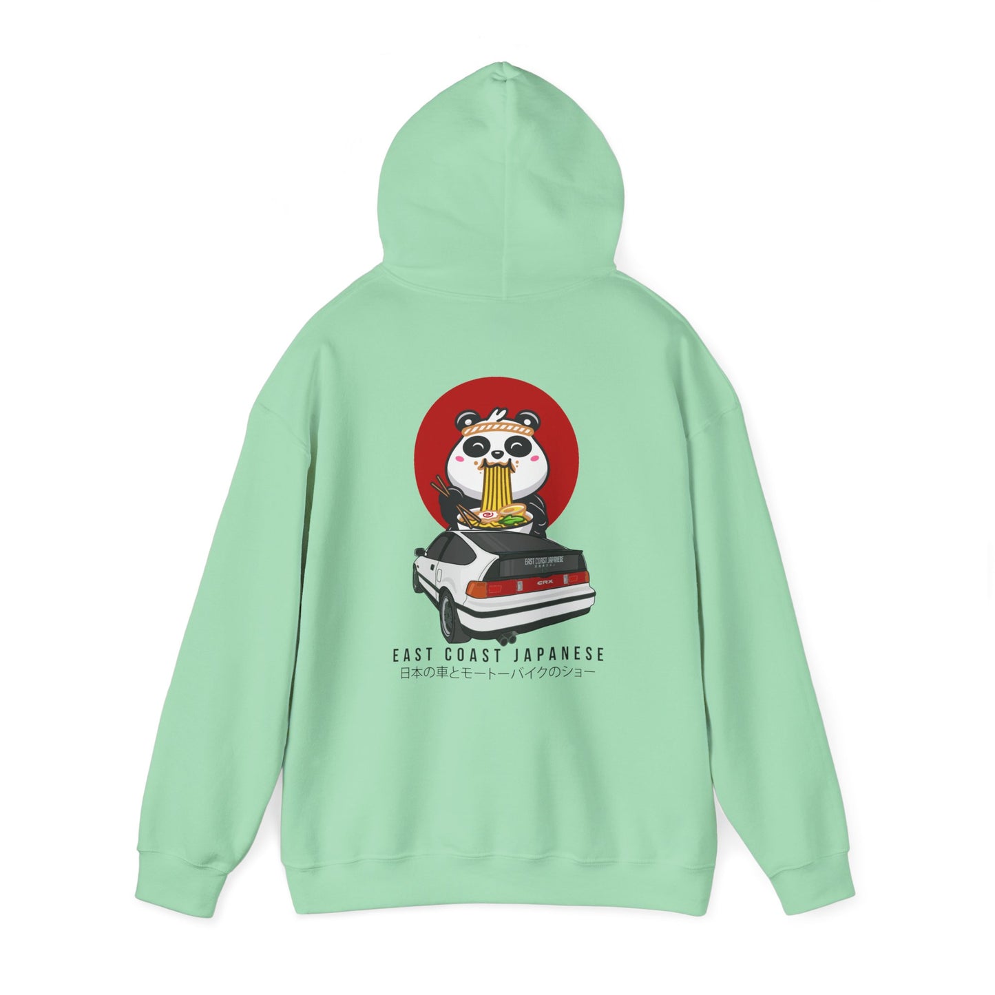 East Coast Japanese - CRX Rear Design - Hoody