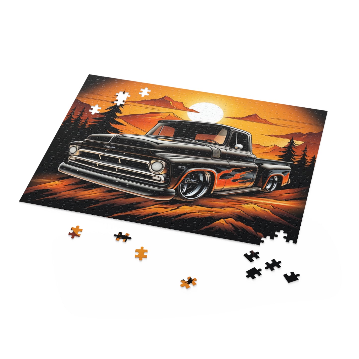 Vintage American Truck Puzzle (120, 252, 500-Piece)