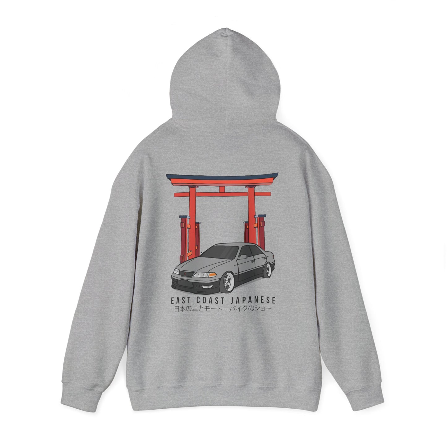 East Coast Japanese - Grey Saloon Design - Hoody