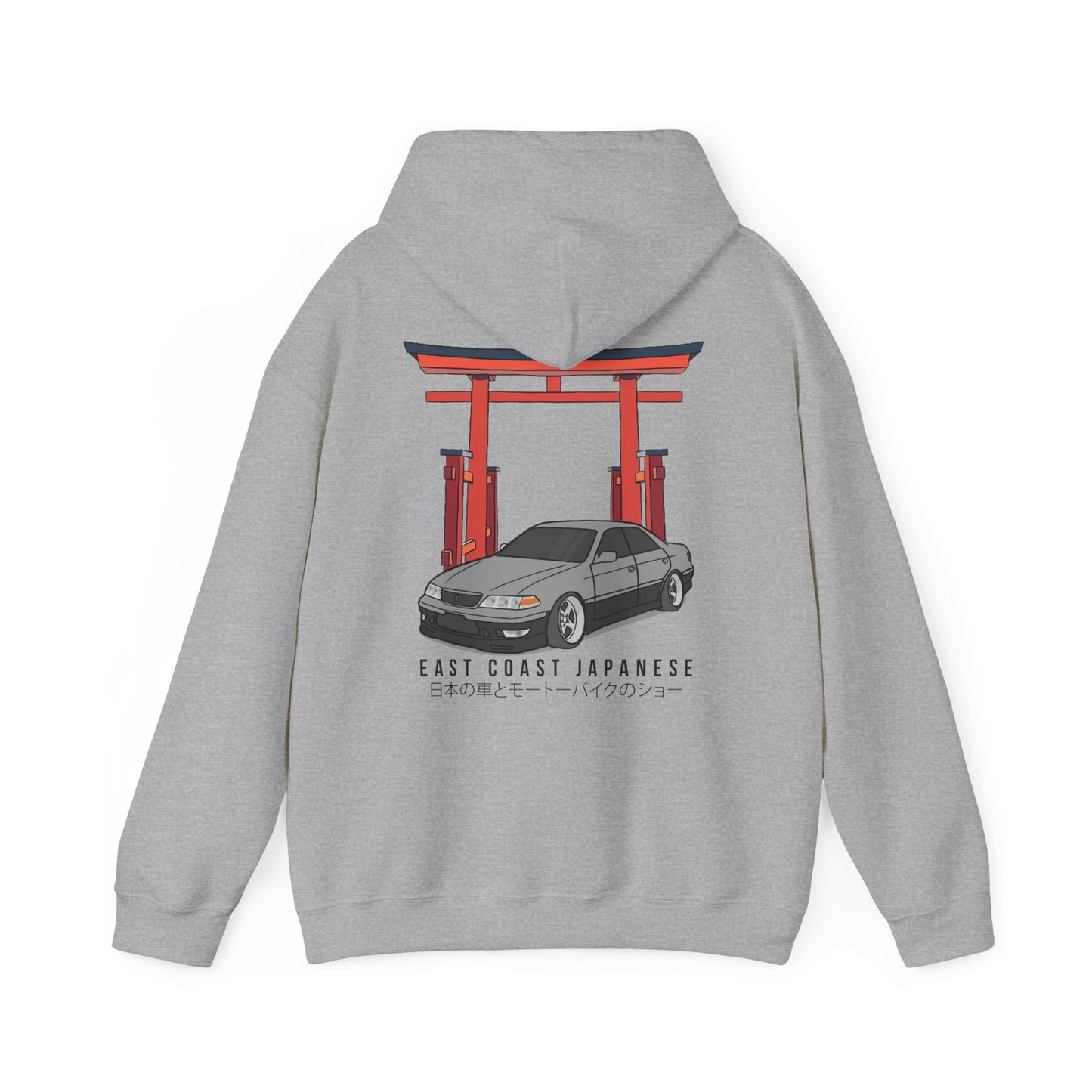 East Coast Japanese - Grey Saloon Design - Hoody