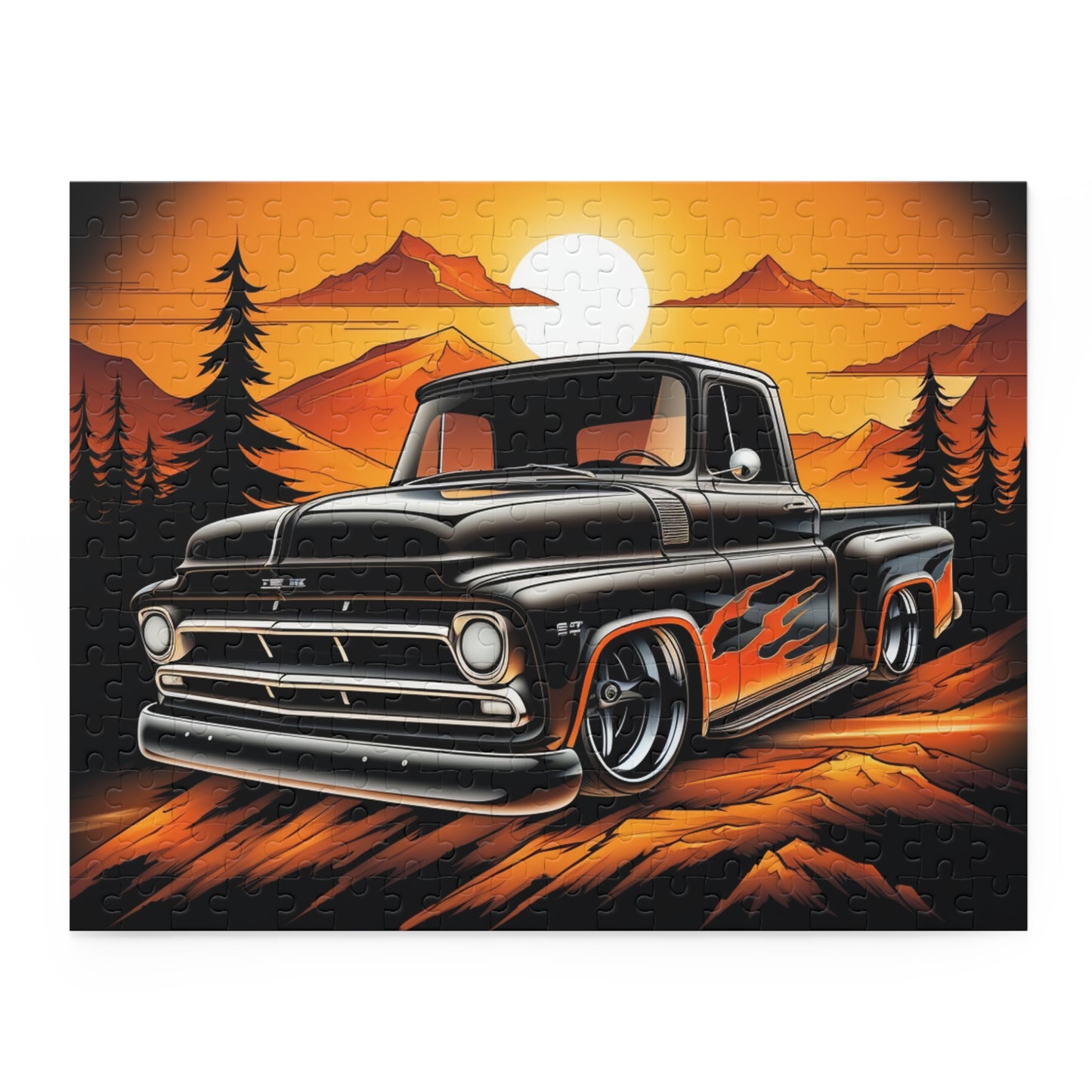 Vintage American Truck Puzzle (120, 252, 500-Piece)