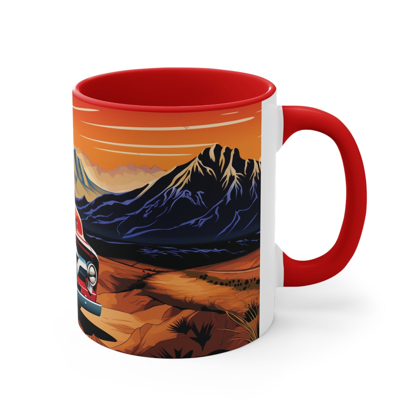 Red Hot Rod Truck 11oz Mug
