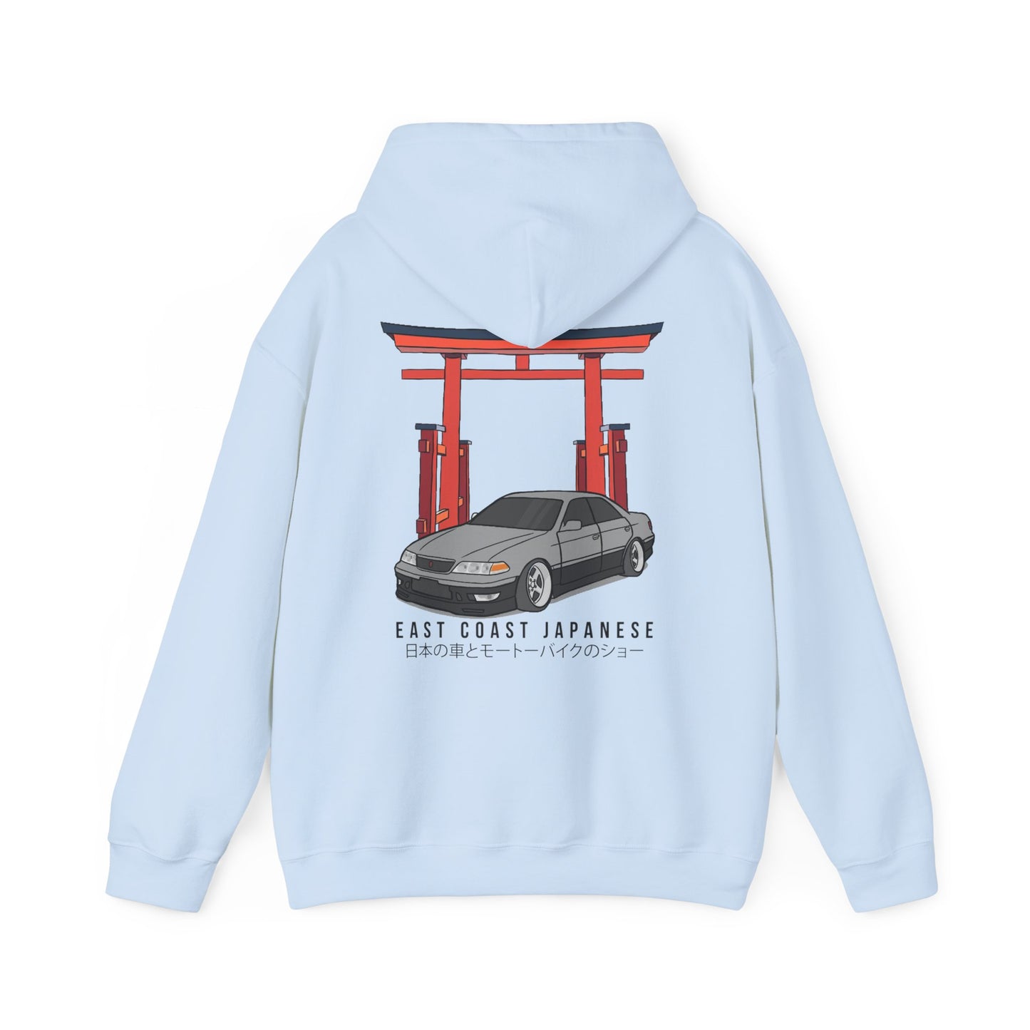 East Coast Japanese - Grey Saloon Design - Hoody