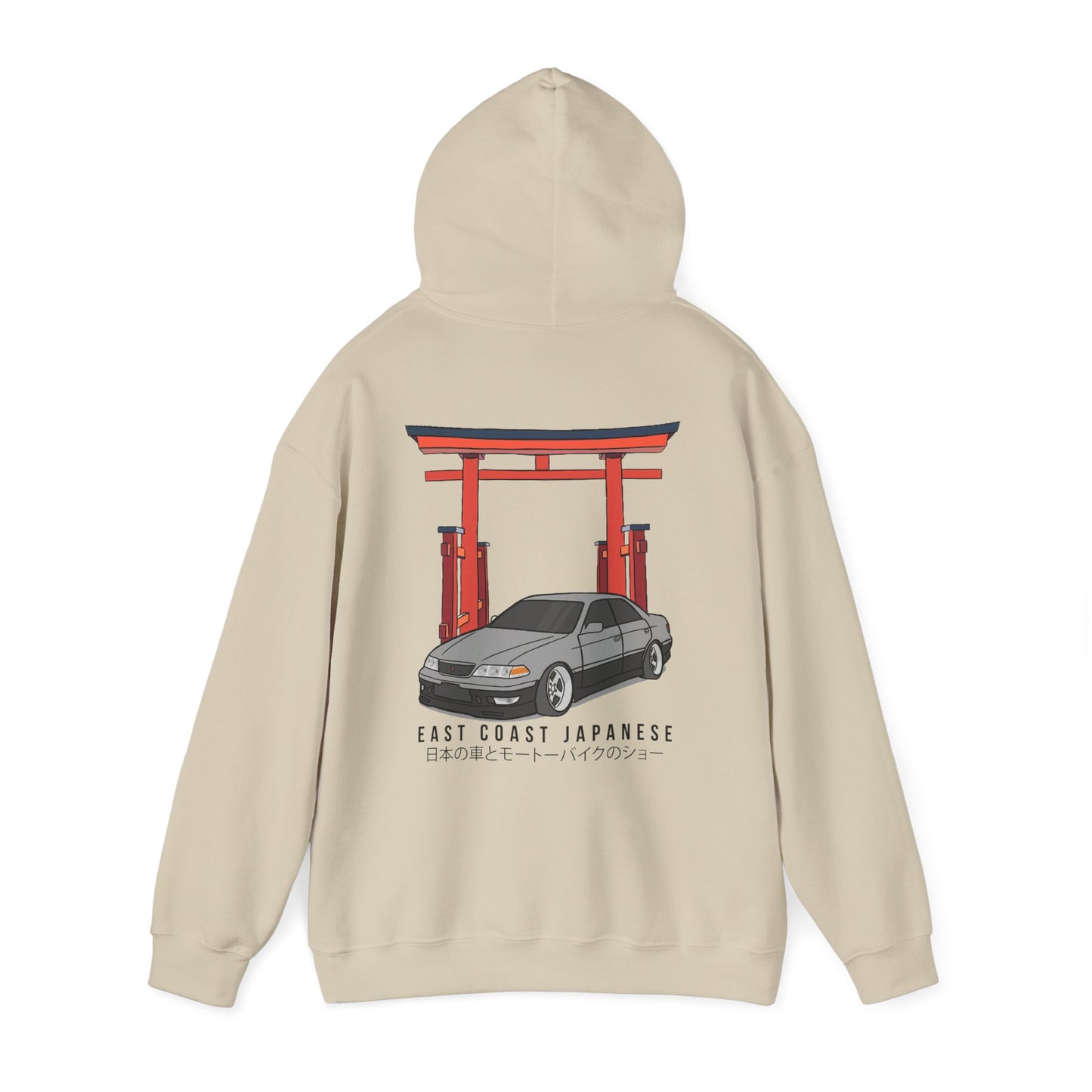 East Coast Japanese - Grey Saloon Design - Hoody