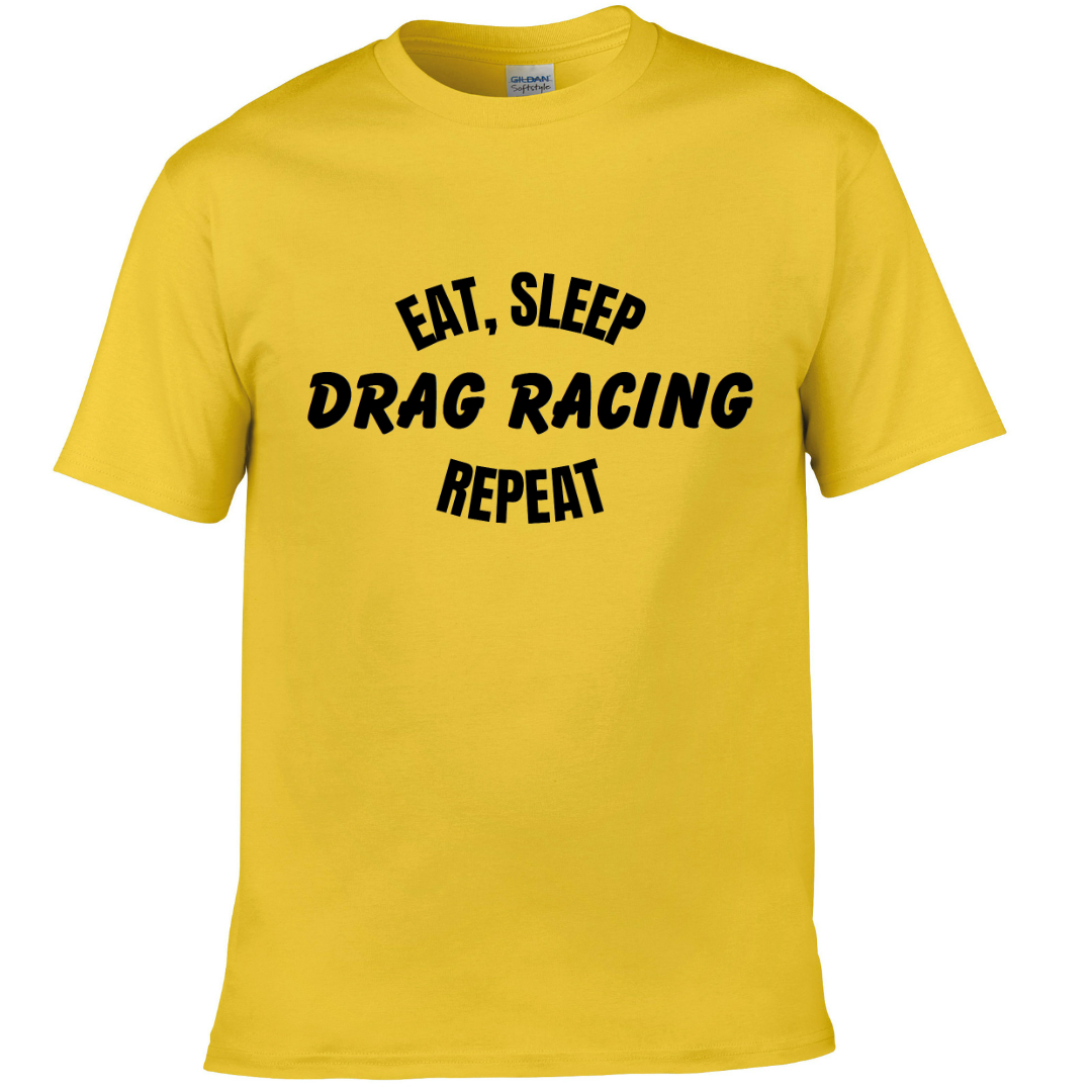 Eat, Sleep Repeat Hot-Rod T-Shirt