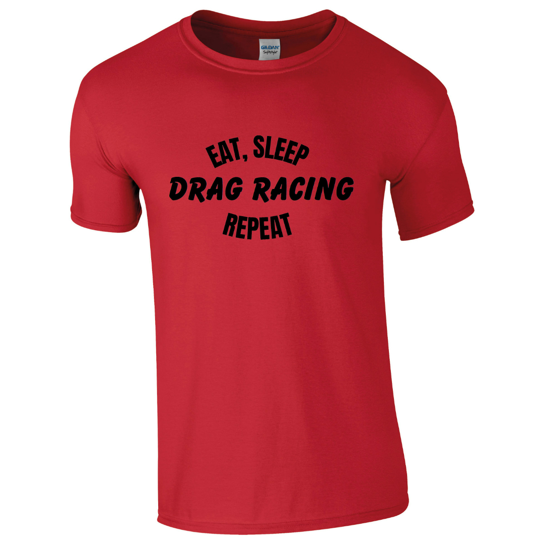 Eat, Sleep Repeat Hot-Rod T-Shirt