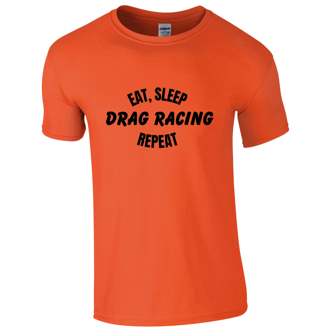 Eat, Sleep Repeat Hot-Rod T-Shirt