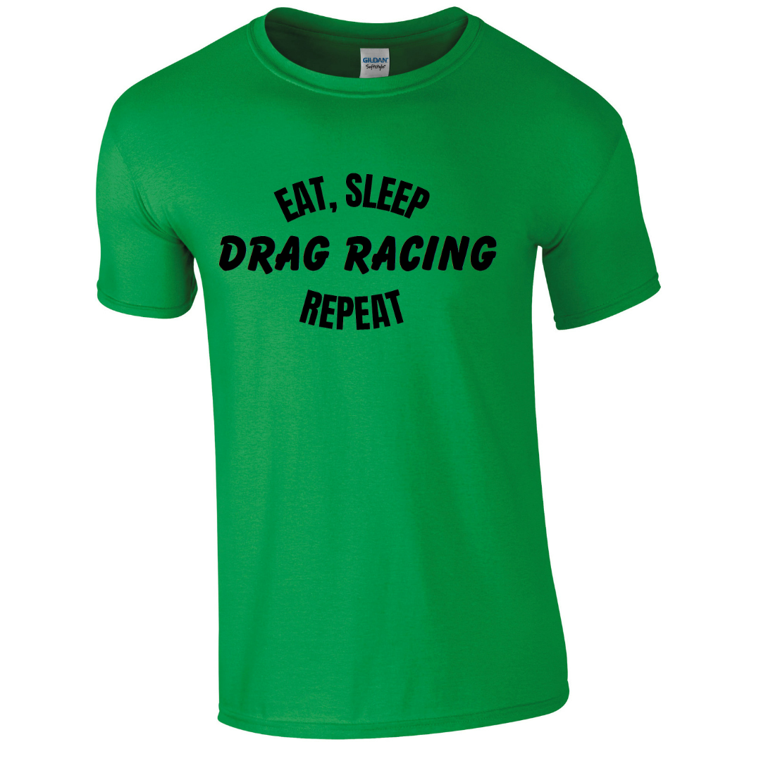 Eat, Sleep Repeat Hot-Rod T-Shirt