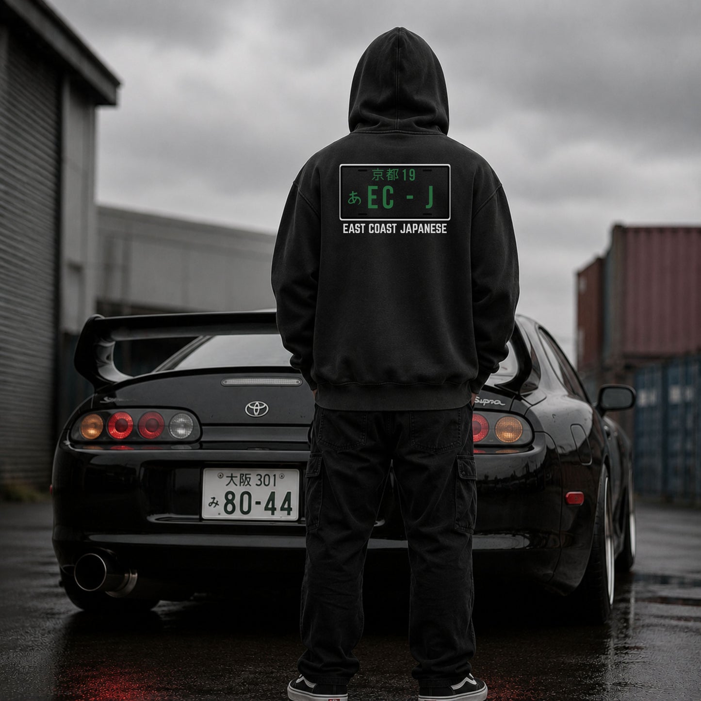 ECJ Outline Design - Hoody - S-5XL Sizes Available