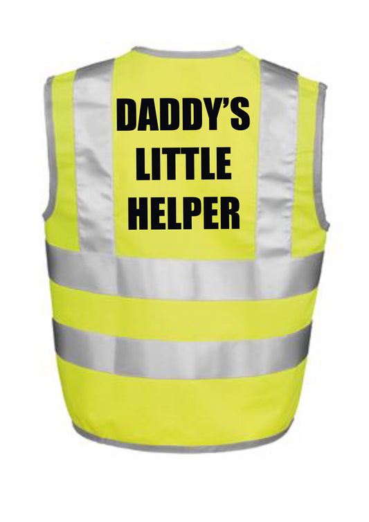 Kids Hi-Vis Vest - Daddy's Little Helper